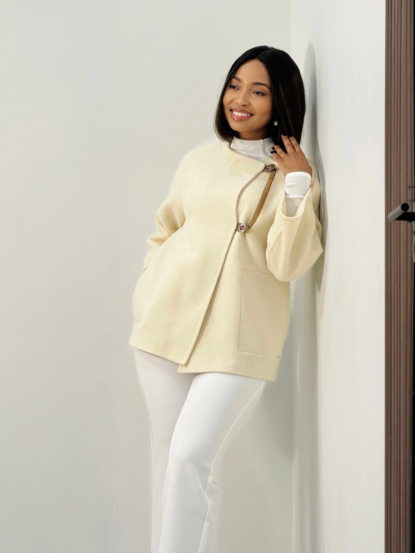 Adore Cashmere Cream Coat